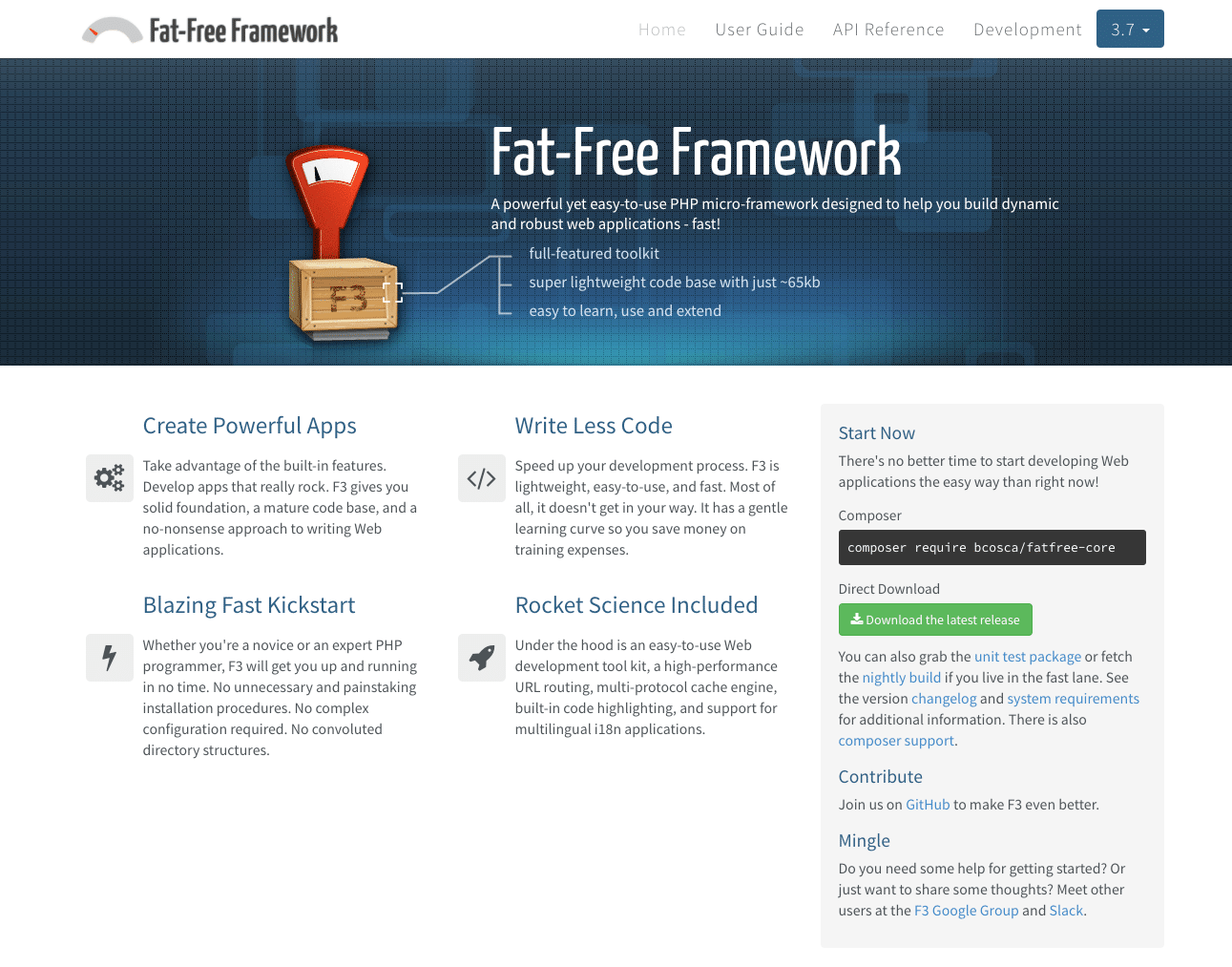 Fat-Free-Framework