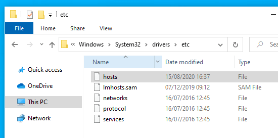 Windows系统Hosts文件