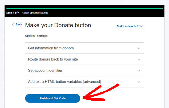 PayPal官方捐赠按钮代码