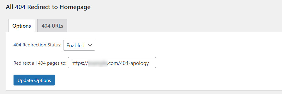 404错误页面重定向设置