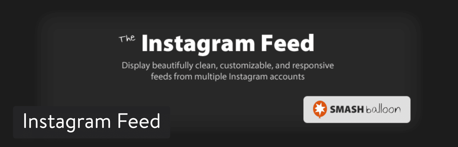 WordPress插件-Instagram Feed 