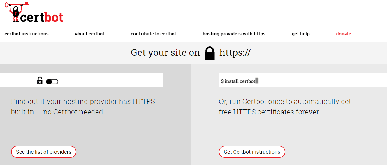 Certbot将自动更新您的SSL证书