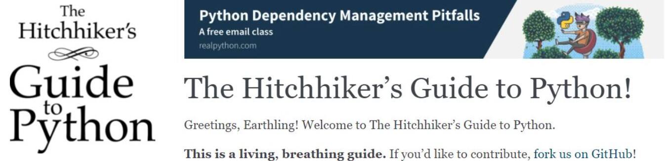 The Hitchhiker's Guide to Python