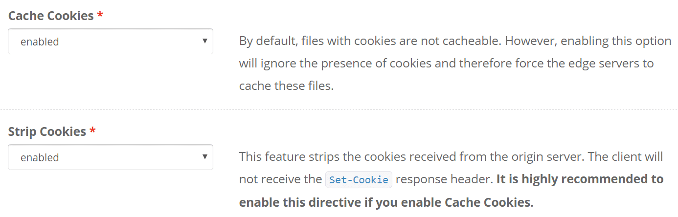忽略cookie以及剥离cookie