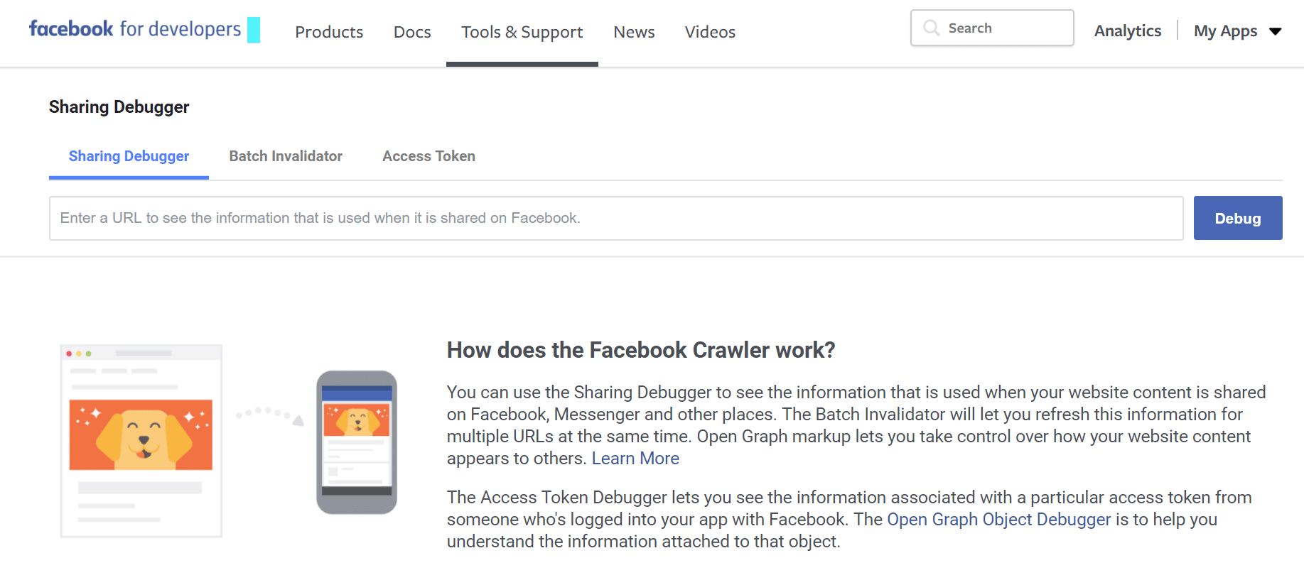 Facebook调试器工具