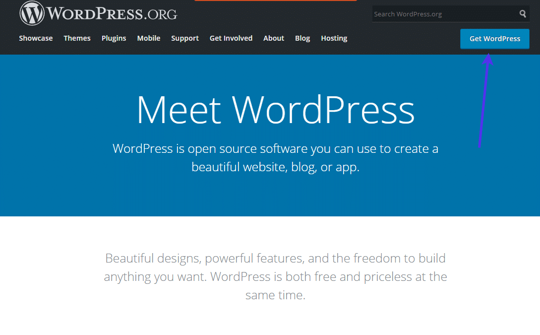 WordPress Core可以从WordPress.org网站下载