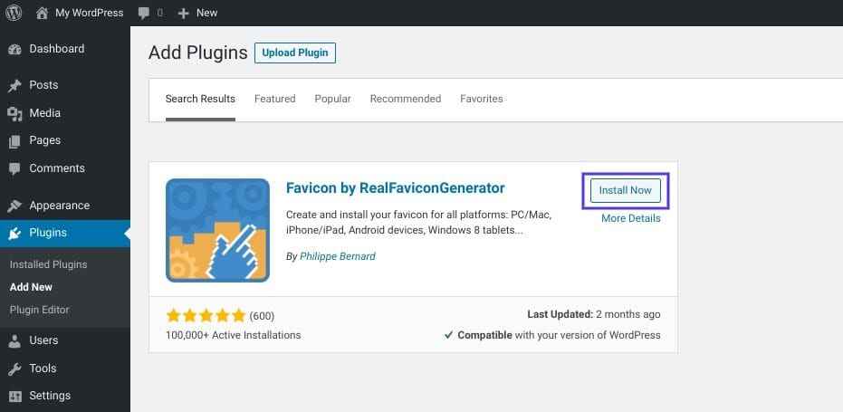 WordPress插件-Favicon by RealFaviconGenerator
