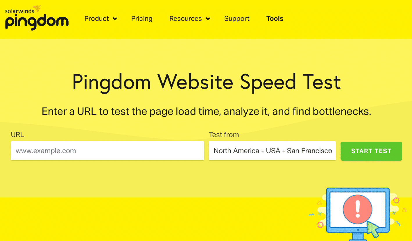 Pingdom网站速度测试工具使用教程-1