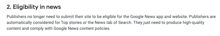 Google新闻的内容政策