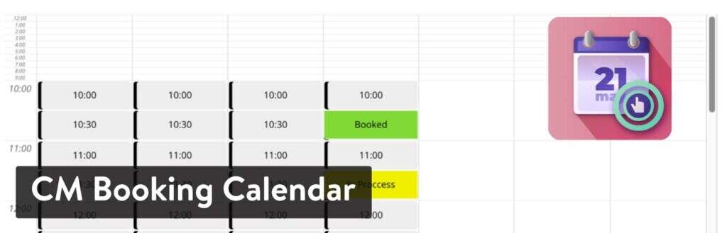 CM Booking Calendar插件