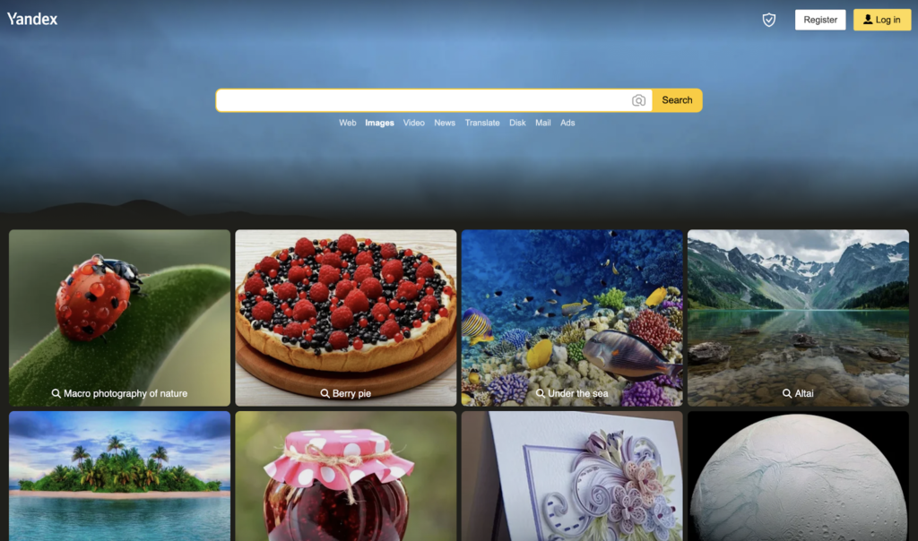 Yandex图像搜索