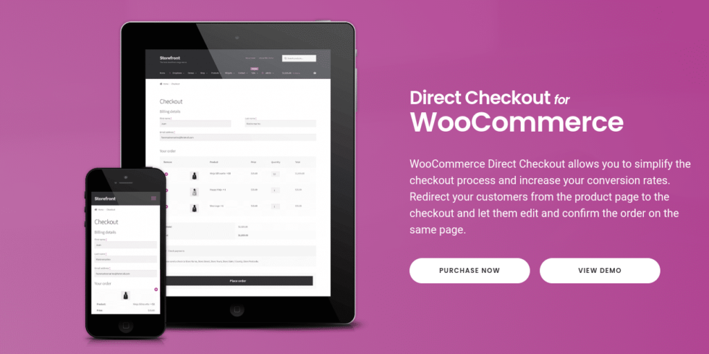 WooCommerce插件Direct Checkout
