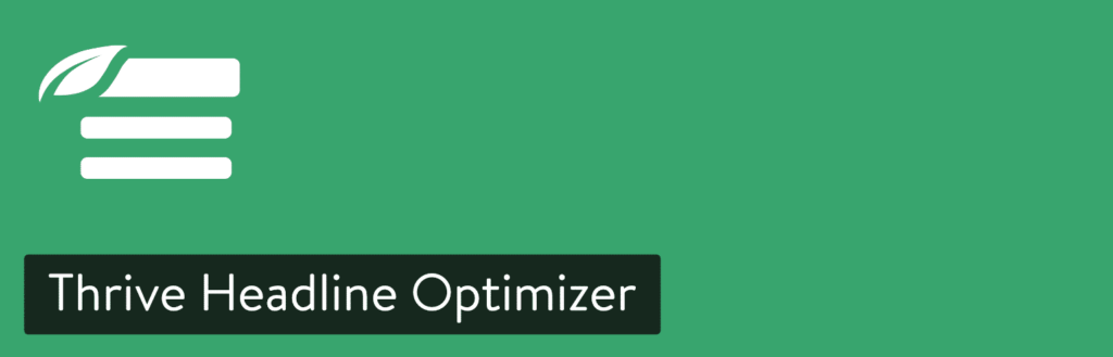 WordPress插件-Thrive Headline Optimizer