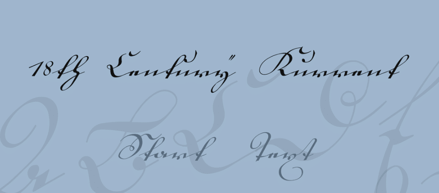 18th Century Kurrent