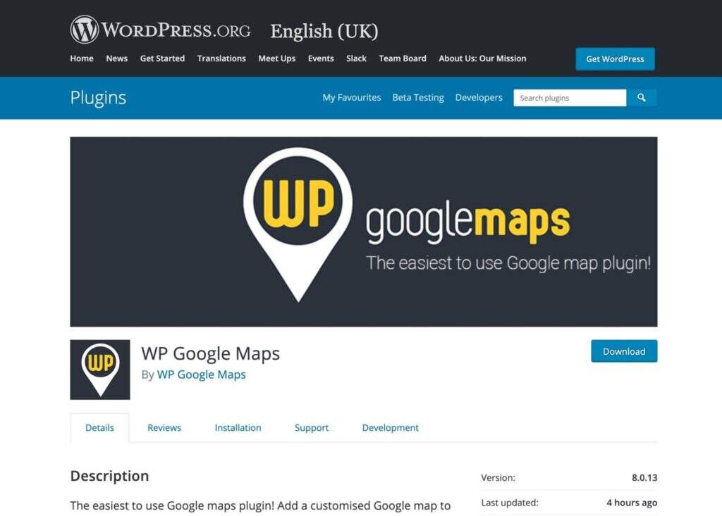 WP Google Maps插件