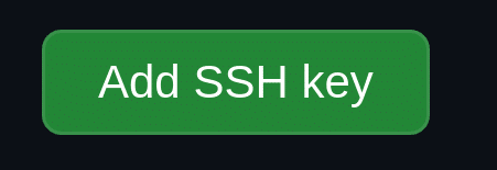 添加SSH密钥按钮