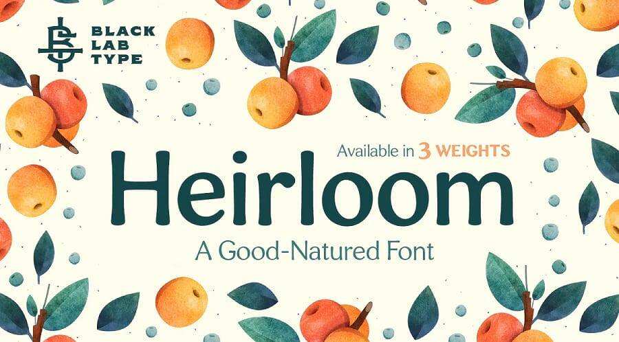 Heirloom字体