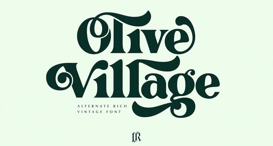 Olive Village字体