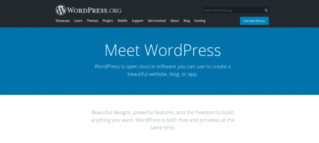 WordPress.org主页