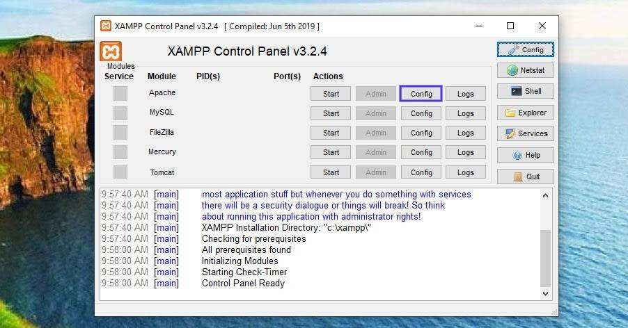 如何修复XAMPP环境“Apache意外关闭”错误-1