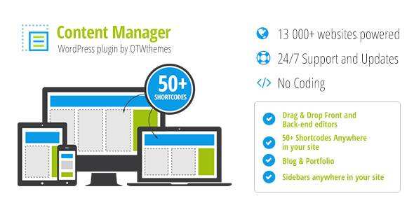 Content Manager for WordPress