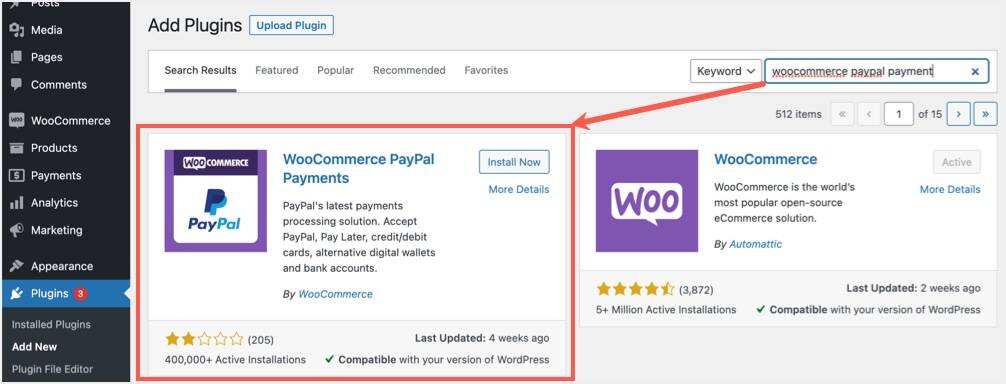 安装WooCommerce PayPal Payments插件