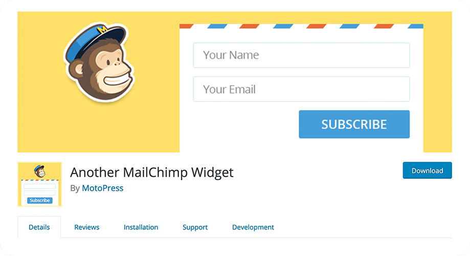 Another-MailChimp-Widget