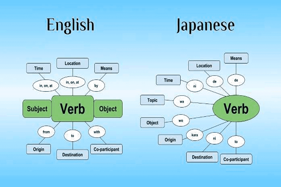 句子结构因语言而异