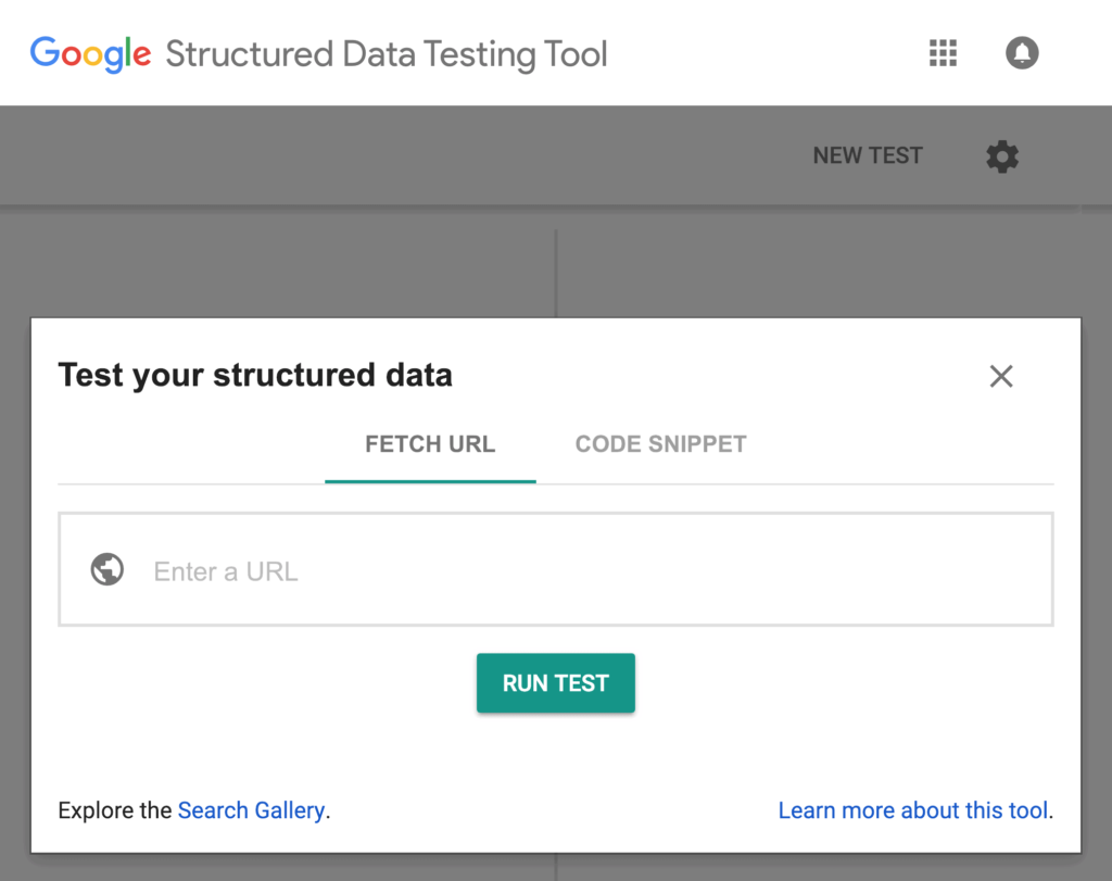 谷歌结构化数据测试工具