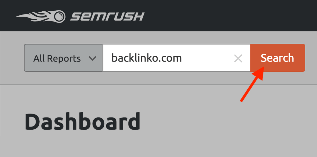 semrush输入网址