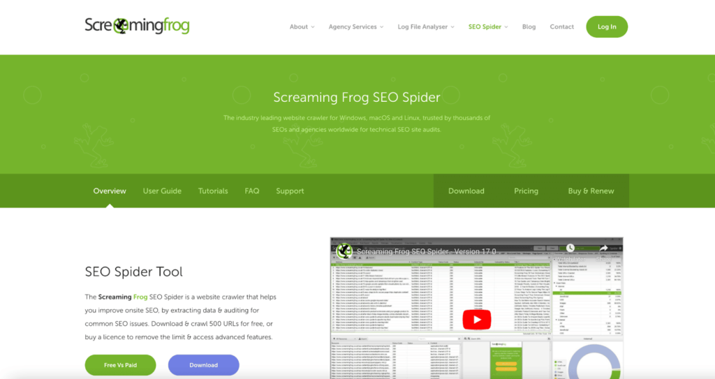 Screaming Frog是一个有助于改善SEO爬虫