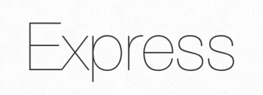 Express.js 官方Logo