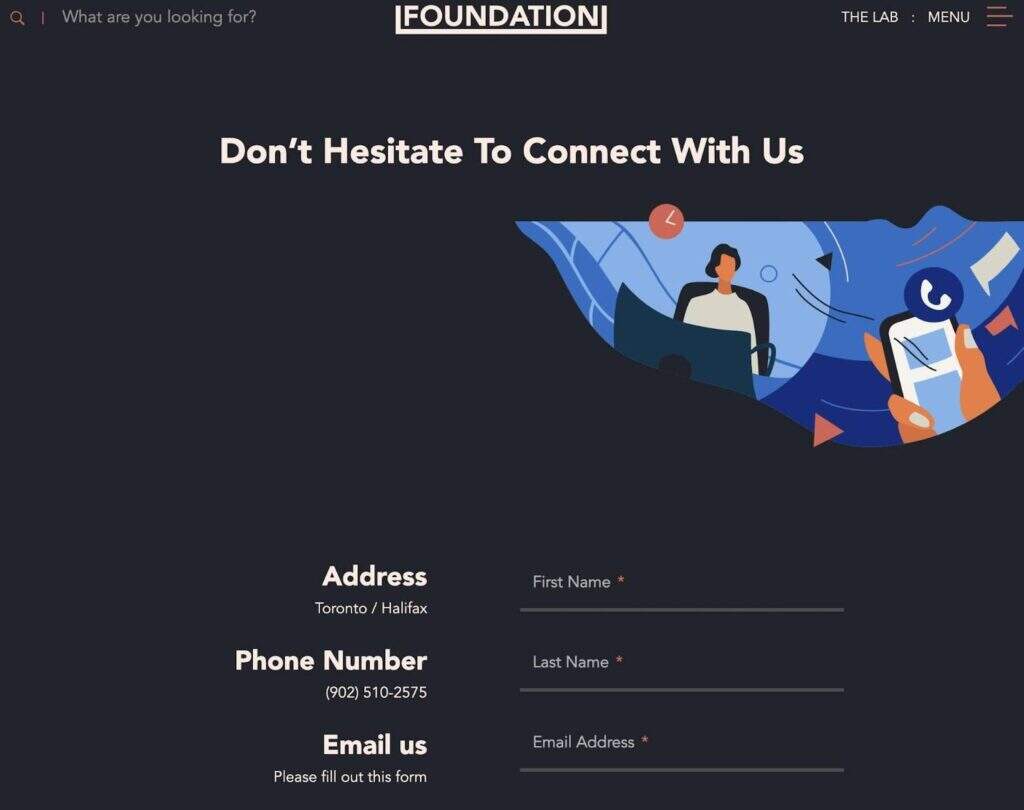 Foundation-Contact-Page