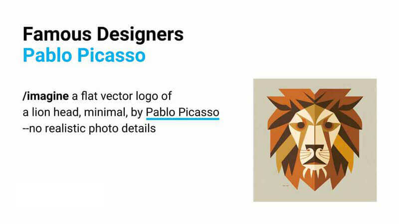 Pablo Picasso风格logo