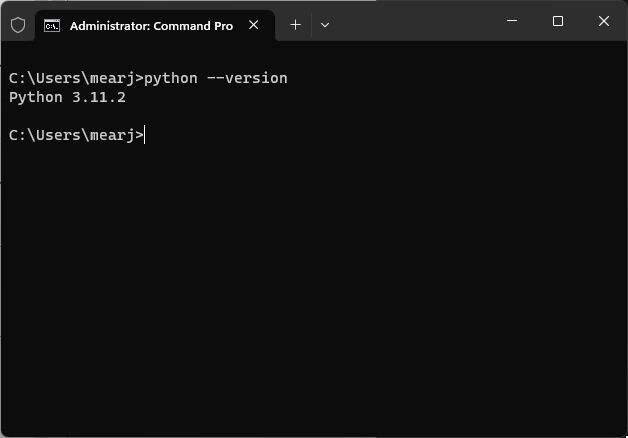 Windows终端运行运行Python/ Pip命令-02