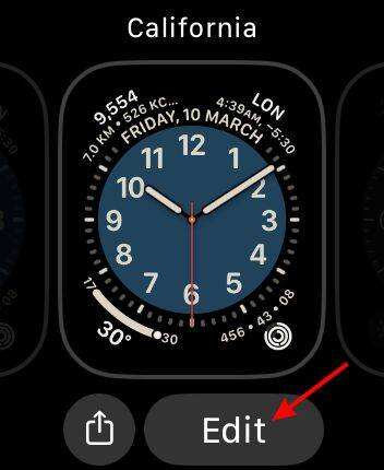 Apple Watch编辑模式