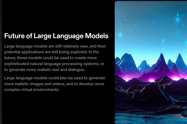 大型语言模型未来发展趋势瞻望特色图