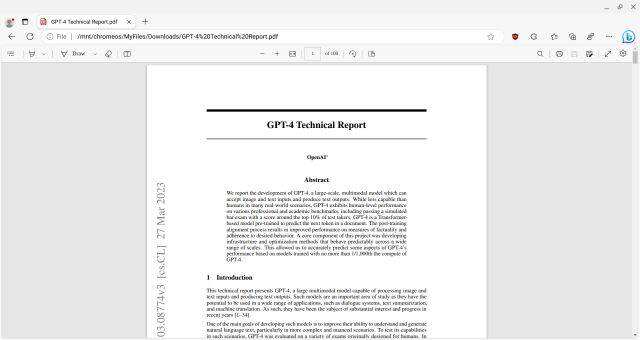 Microsoft Edge打开PDF