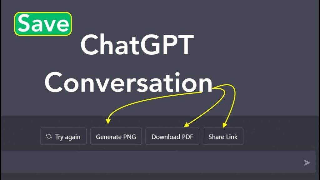 如何保存和分享ChatGPT的聊天记录