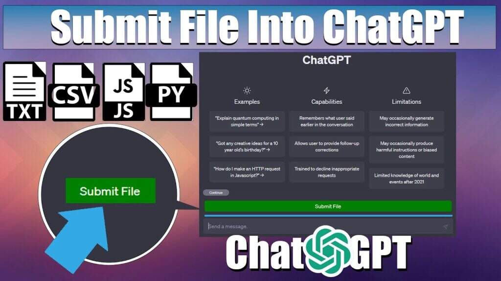 如何上传文件到ChatGPT进行分析和回答