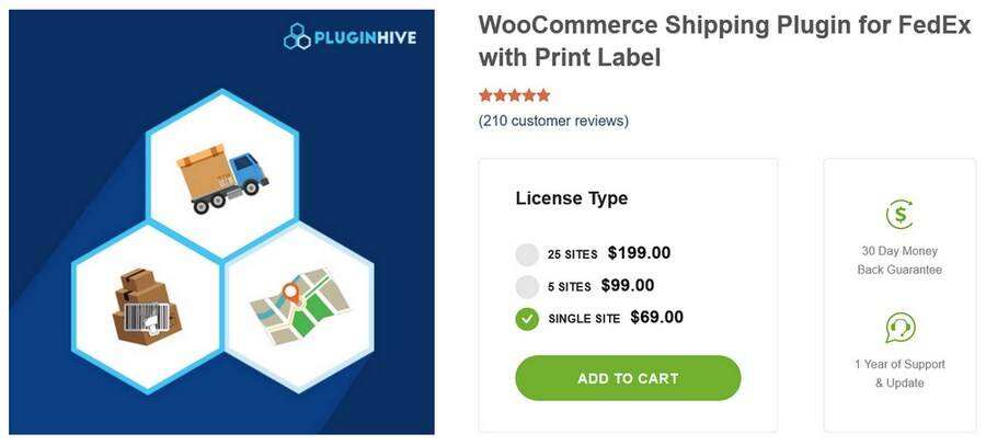 WooCommerce Shipping Plugin for FedEx with Print Label