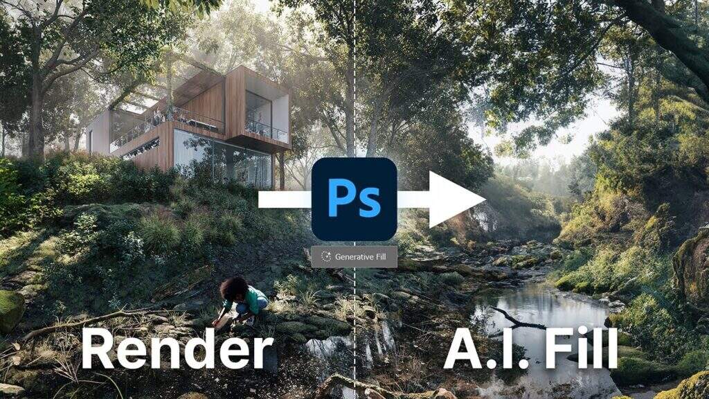如何使用Photoshop的AI生成式填充工具