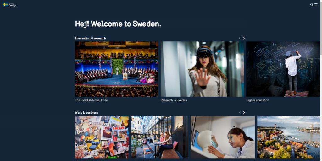 瑞典官方网站