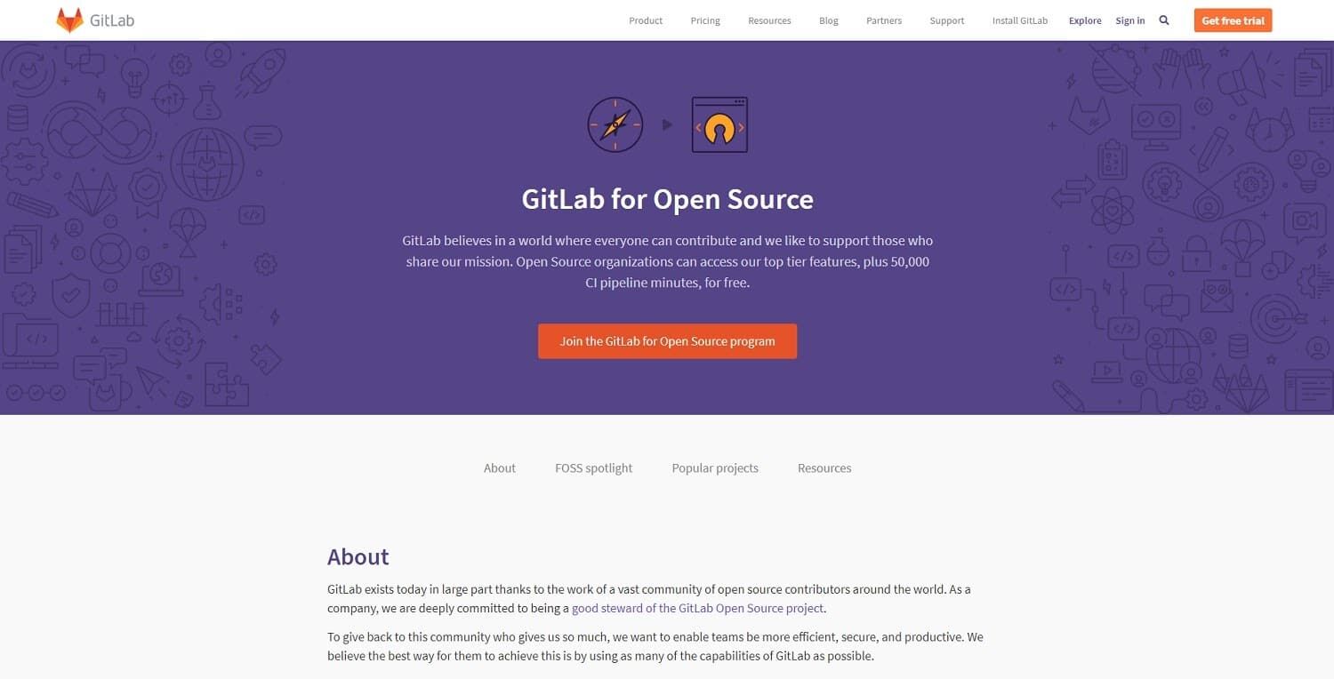 开源的 GitLab