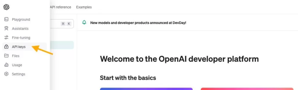 从 OpenAI 获取 API 密钥