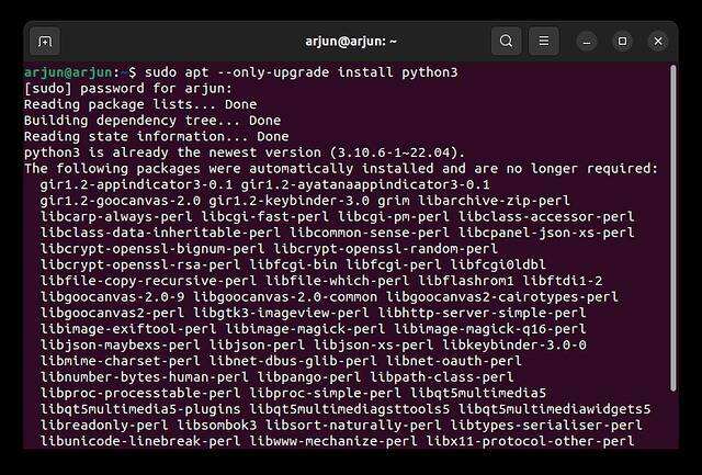 将 Python 升级到 Linux 发行版上的最新版本