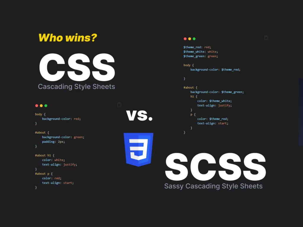 CSS vs. SCSS