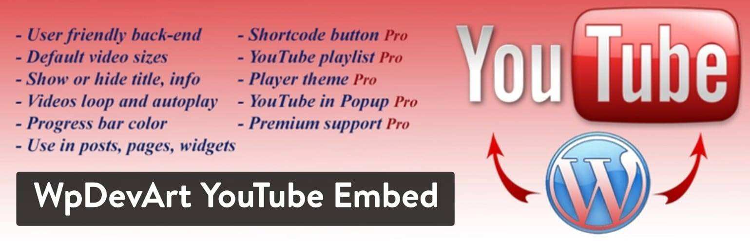 WpDevArt YouTube Embed 插件