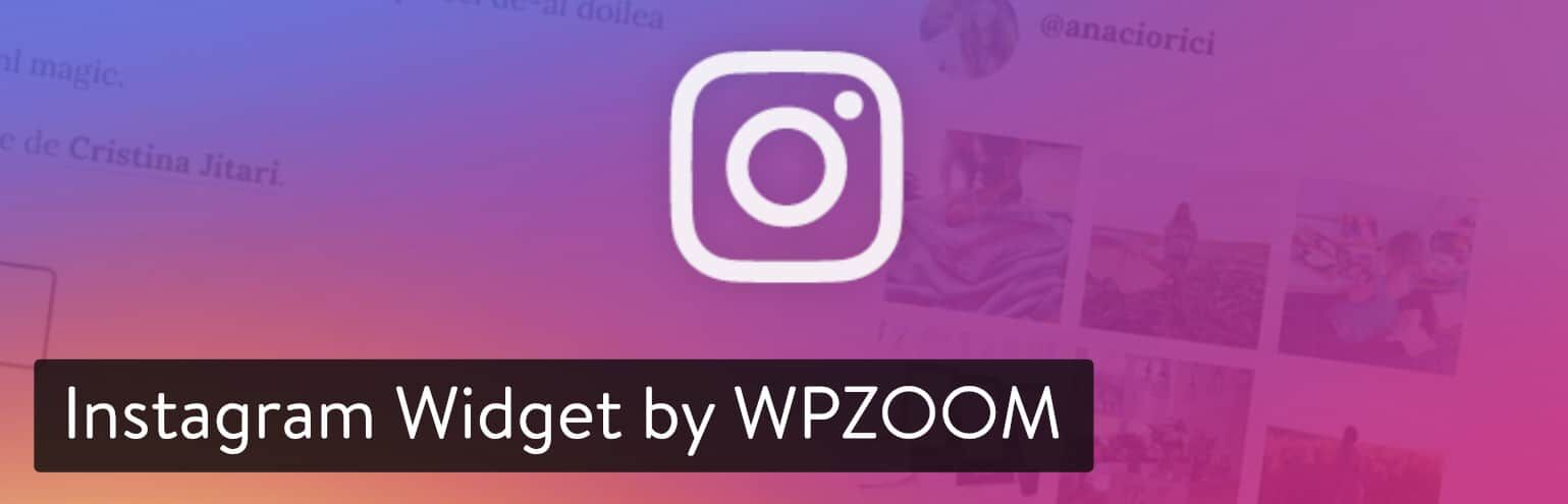 Instagram Widget by WPZOOM 插件