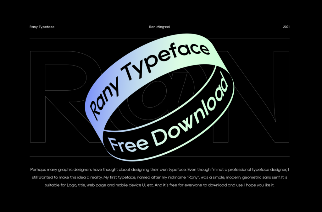 Rany Typeface Rany Typeface